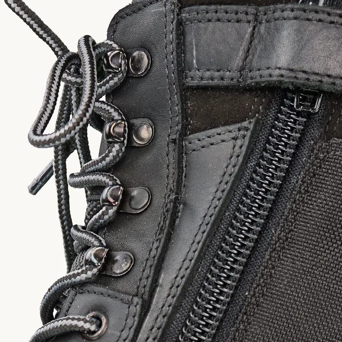 Side zip detail